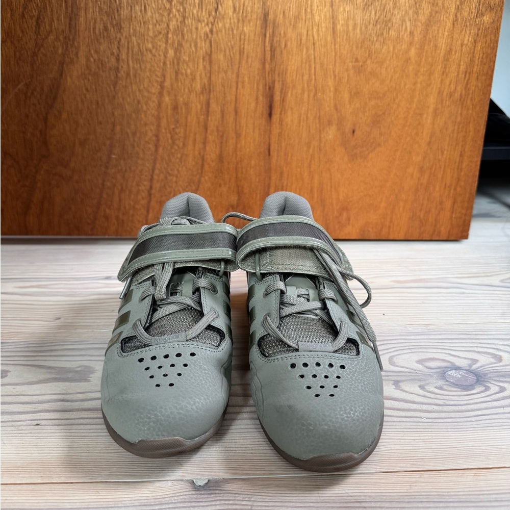 Olive Green Adidas Lifting Shoes unisex